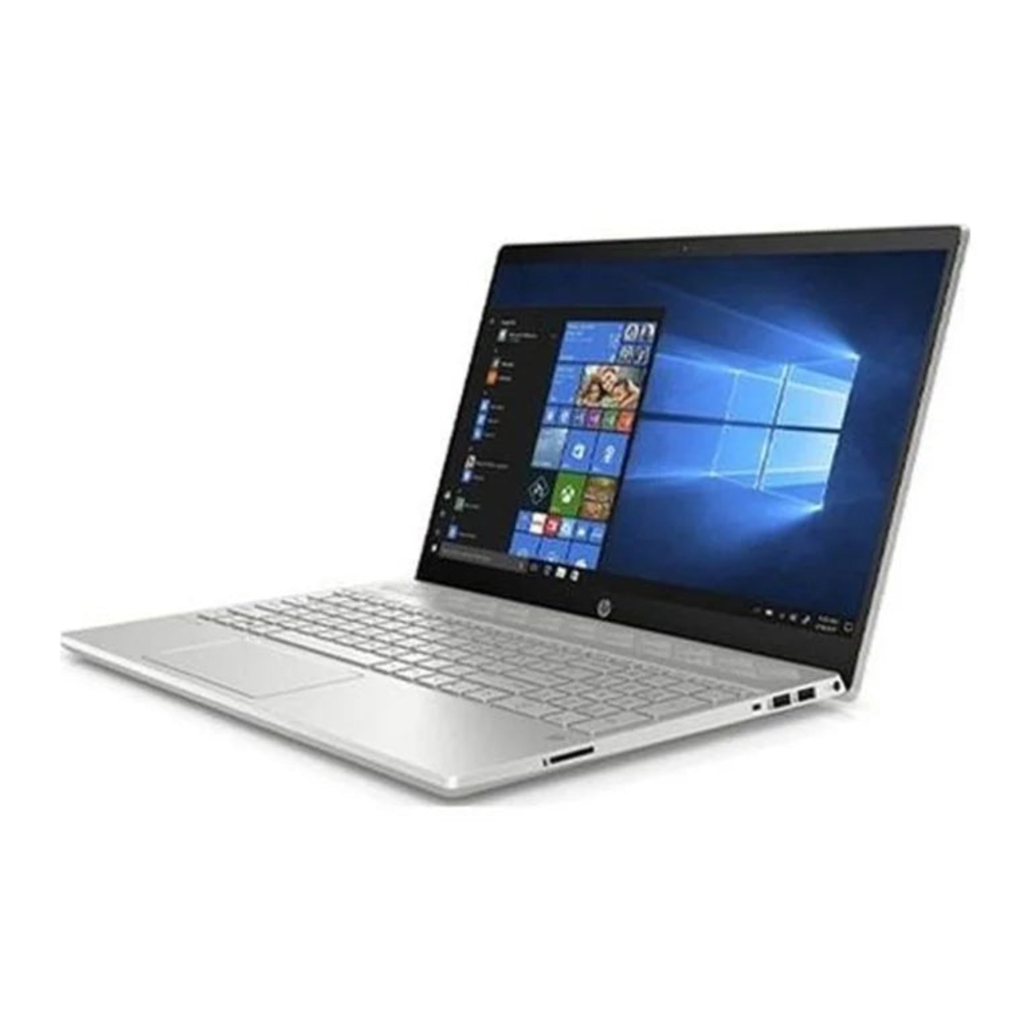 Laptop with Windows operating system on a white background