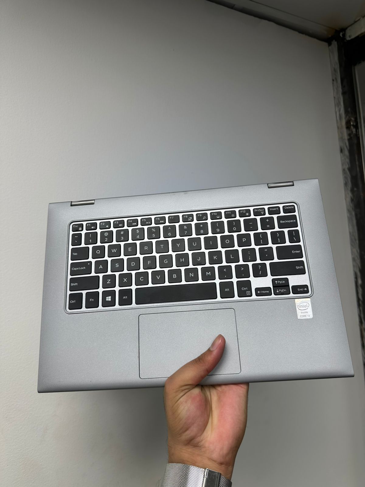 Dell laptop  Touch screen & 360 Also pen 🖊️ available  8gb ram 500gb storage  With original charger  Bag 399 Free delivery deal