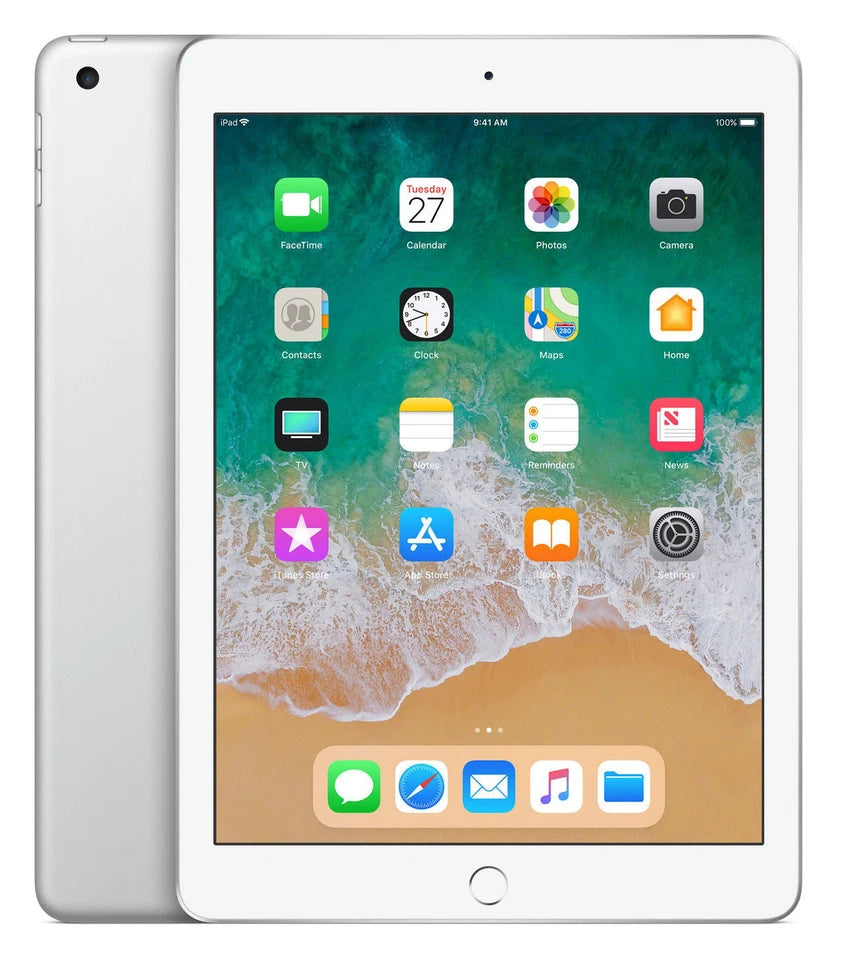ipad 6 Generation 32 GB original display finger working with cover and charging cable