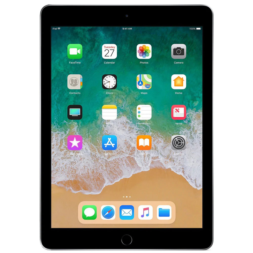ipad 6 Generation 32 GB original display finger working with cover and charging cable