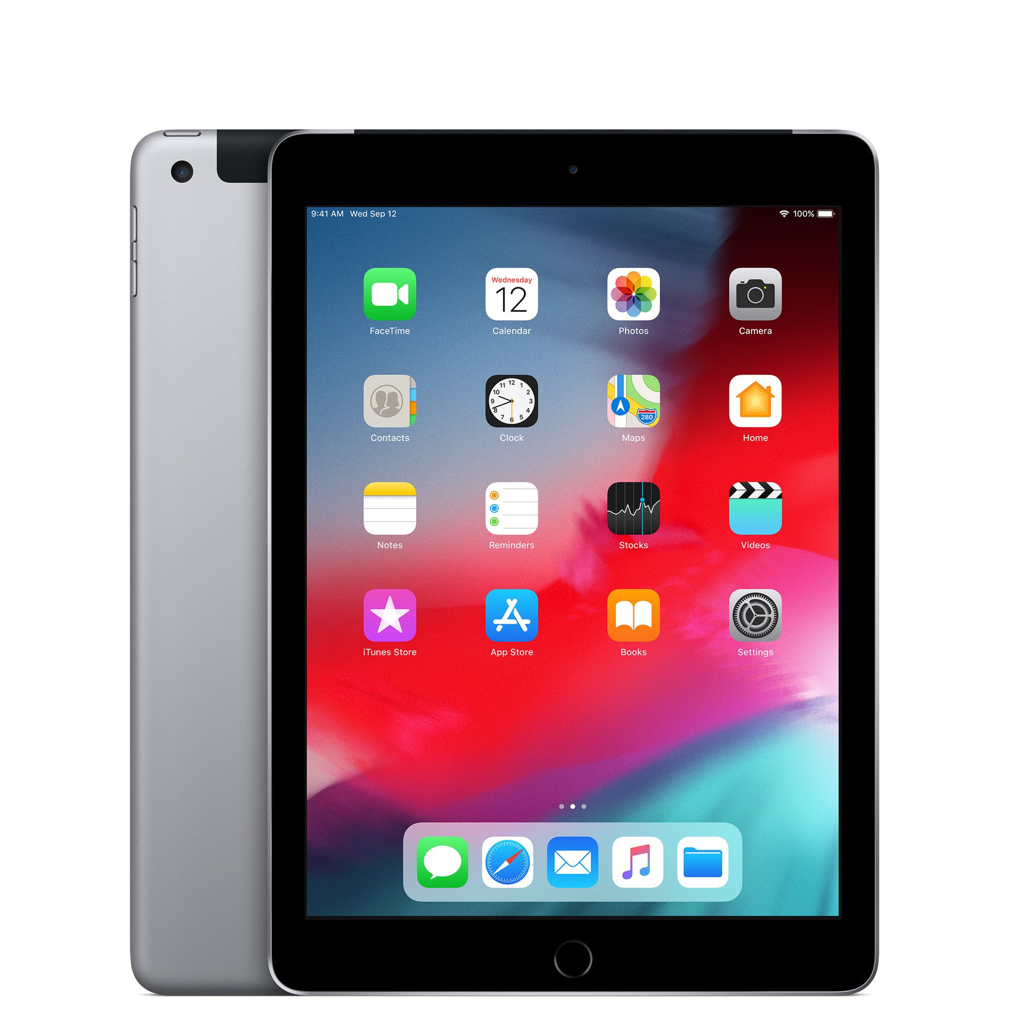 ipad 6 Generation 32 GB original display finger working with cover and charging cable